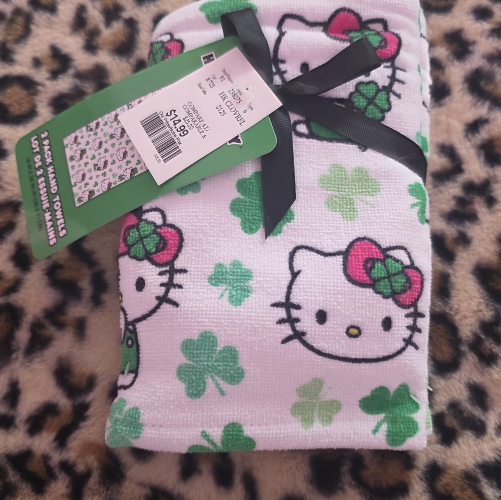 Hello Kitty Hand Towels